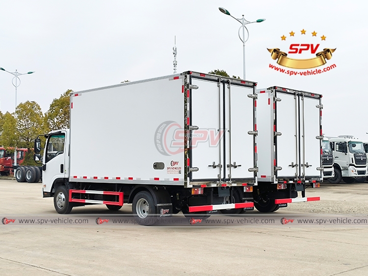 SPV-Vehicle - 4 Tons Freezer Lorry ISUZU - Left Back Side View